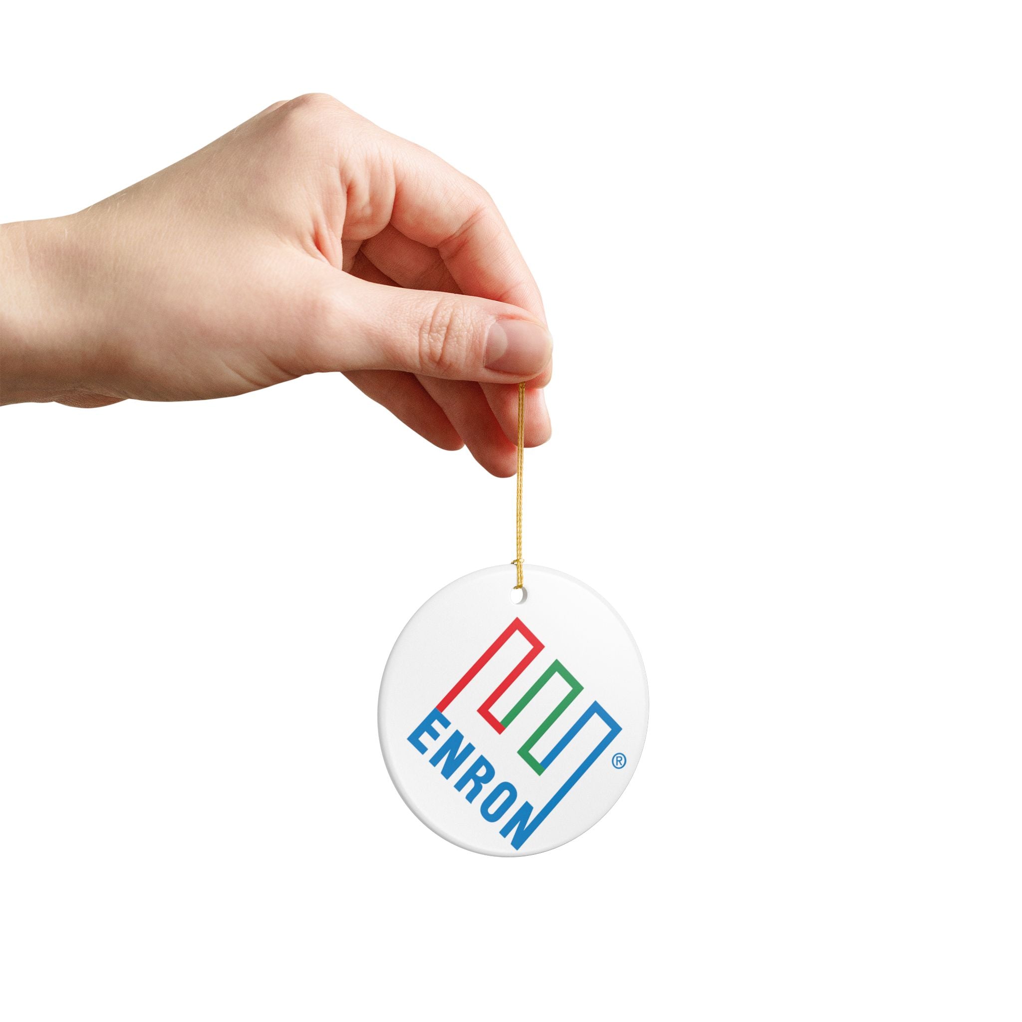 Enron Ceramic Ornament