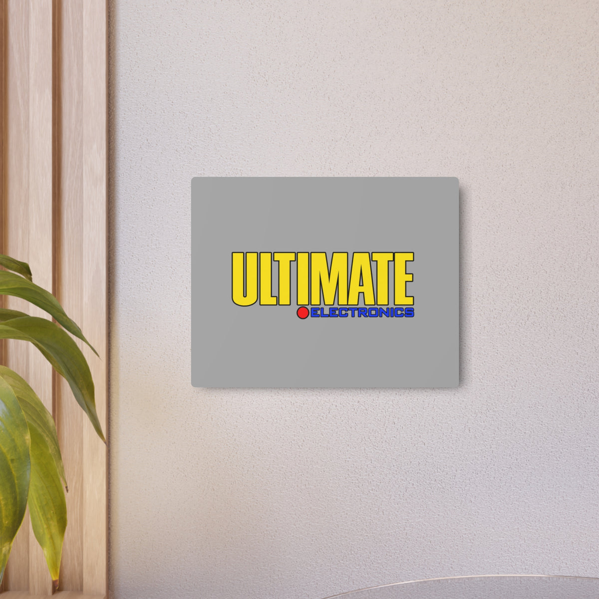 Ultimate Electronics Metal Sign