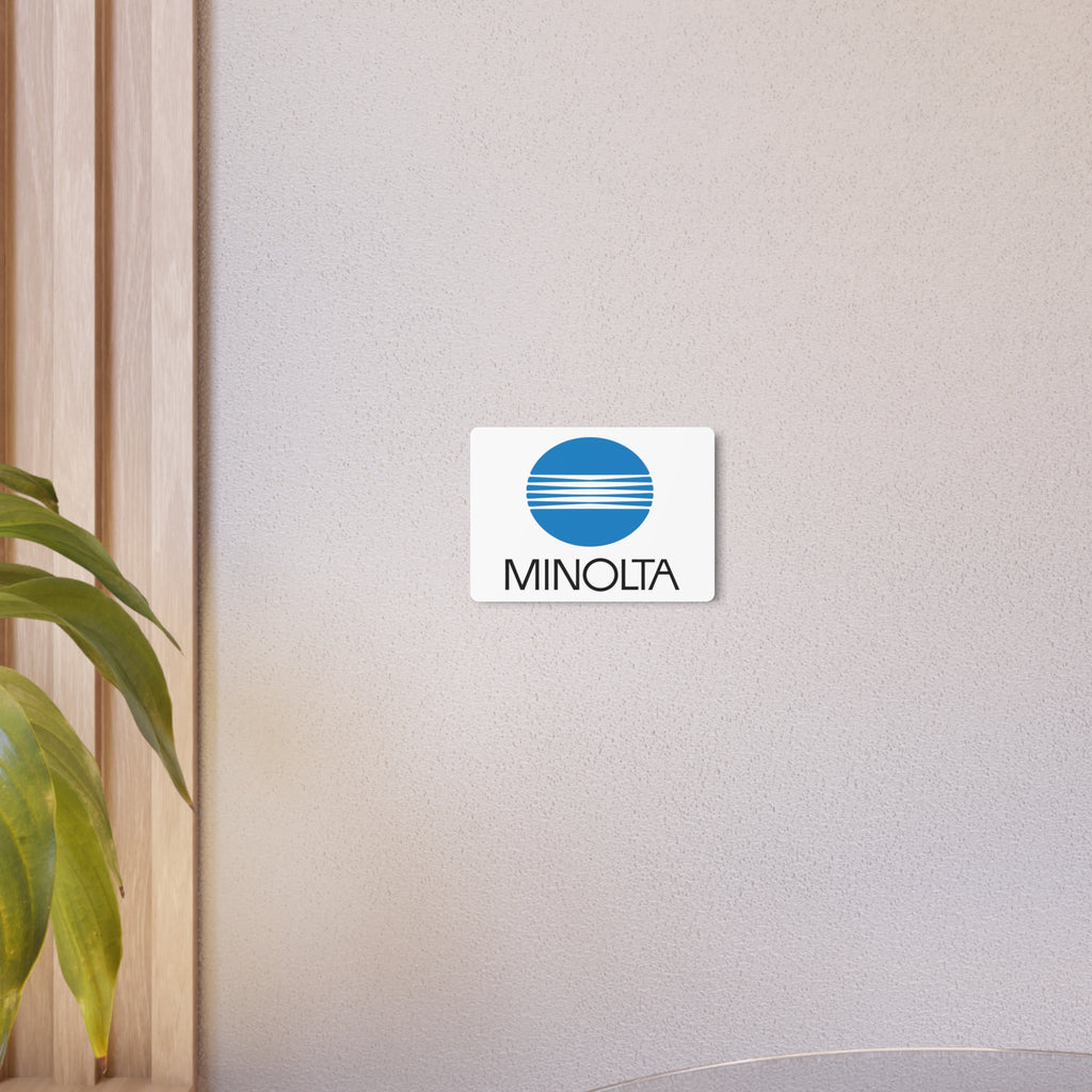 Minolta Metal Sign