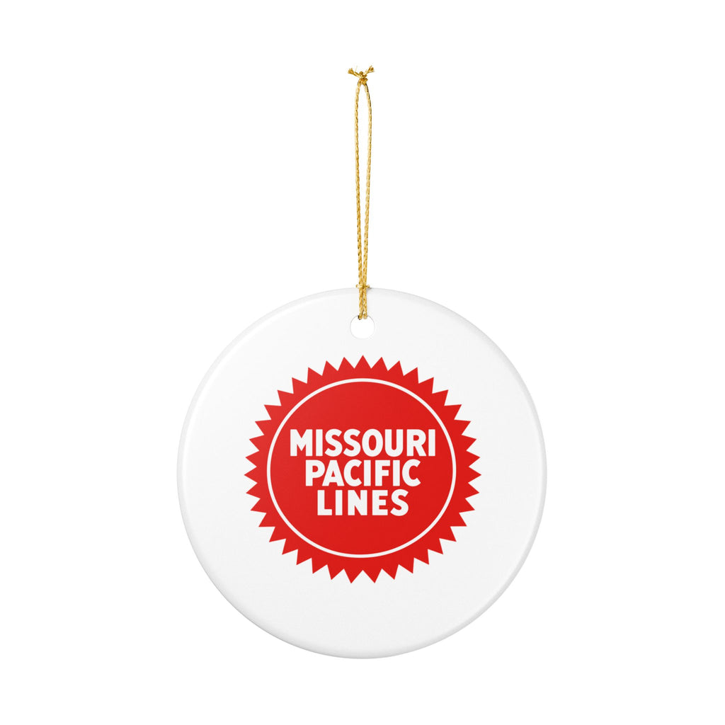 Missouri Pacific Railroad Ceramic Ornament