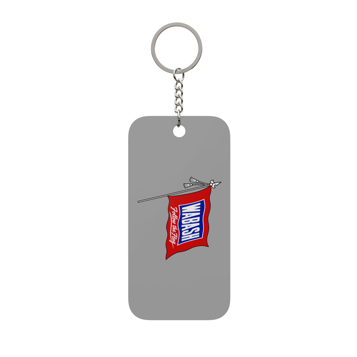 Wabash Railroad Double-Sided Keychain Charm