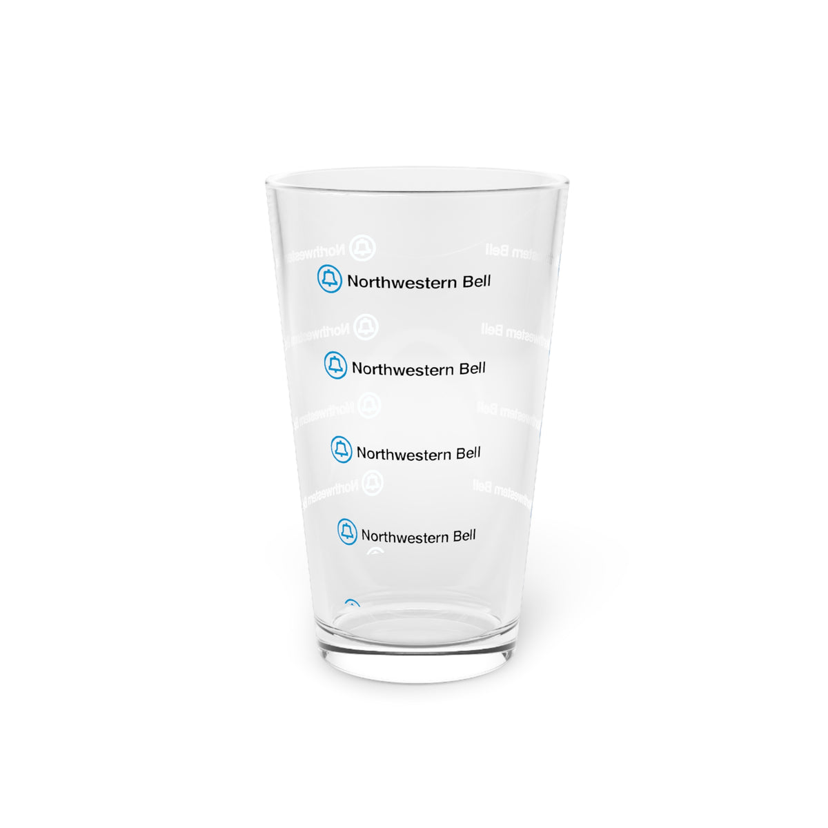 Northwestern Bell 16oz Pint Glass