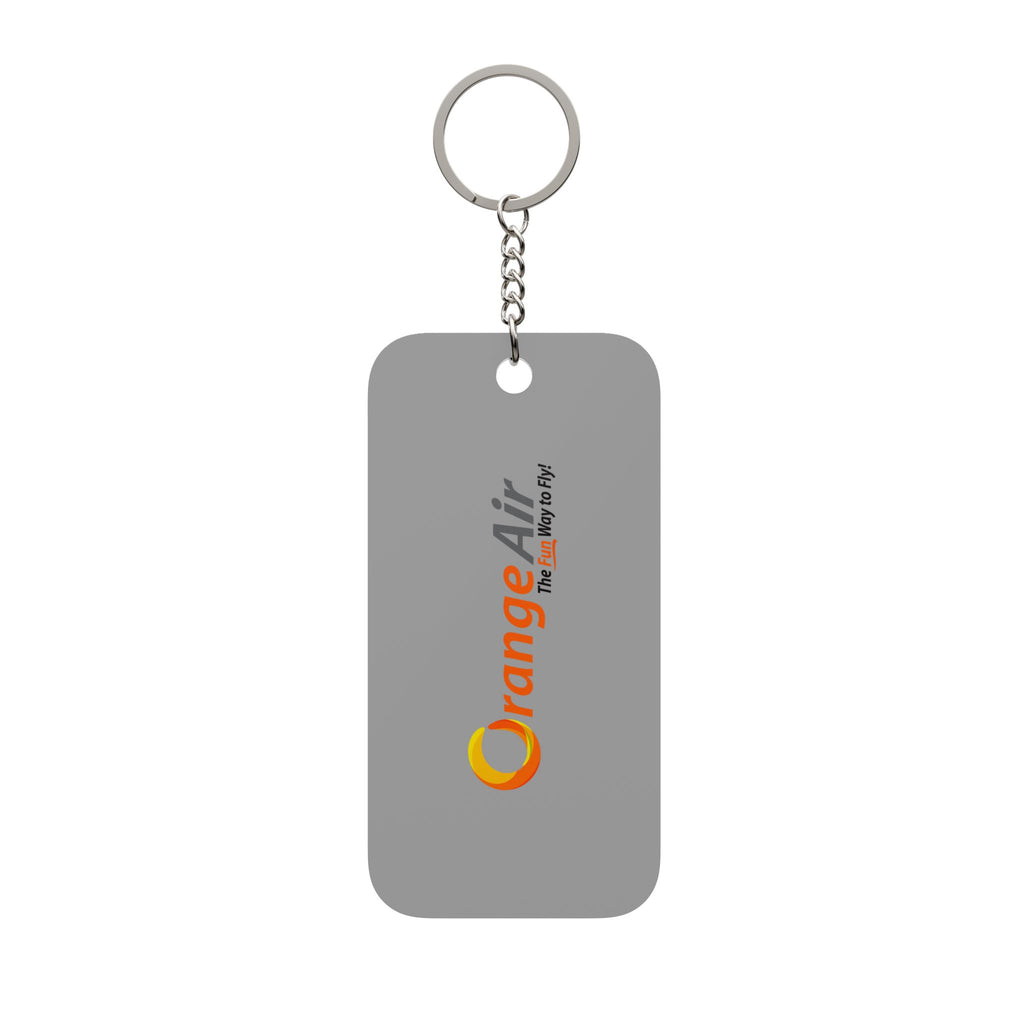 Orange Air Double-Sided Keychain Charm