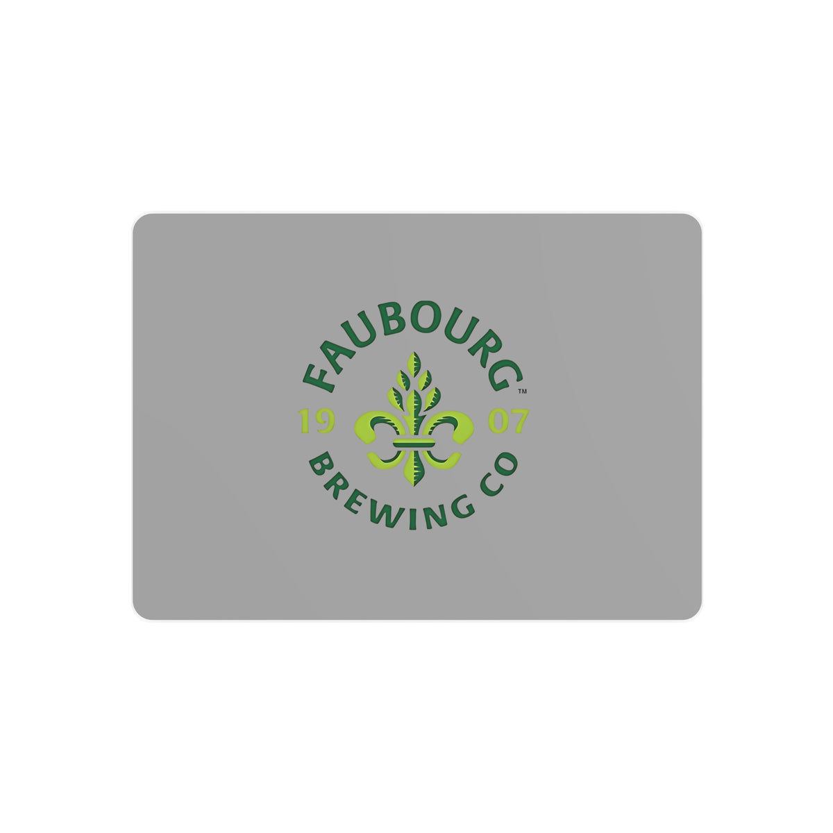 Faubourg Brewing Metal Sign