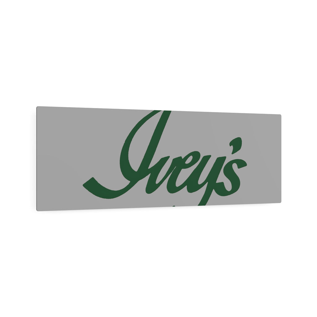 Ivey's Metal Sign