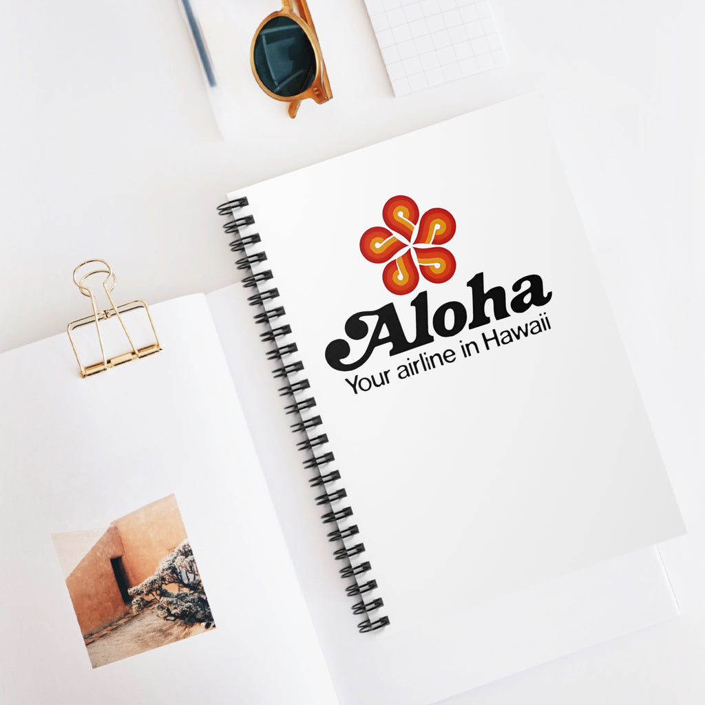 Aloha Airlines Spiral Notebook