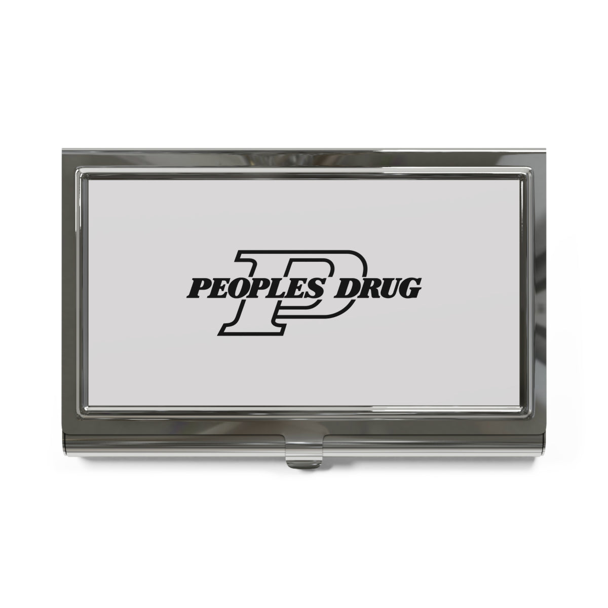Peoples Drug Metal Business Card Holder