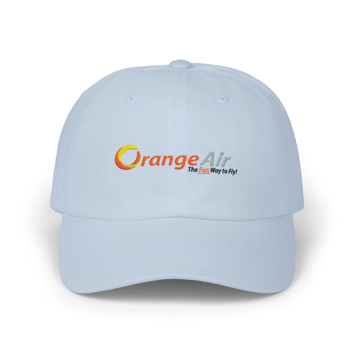 Orange Air Embroidered Dad Cap Hat