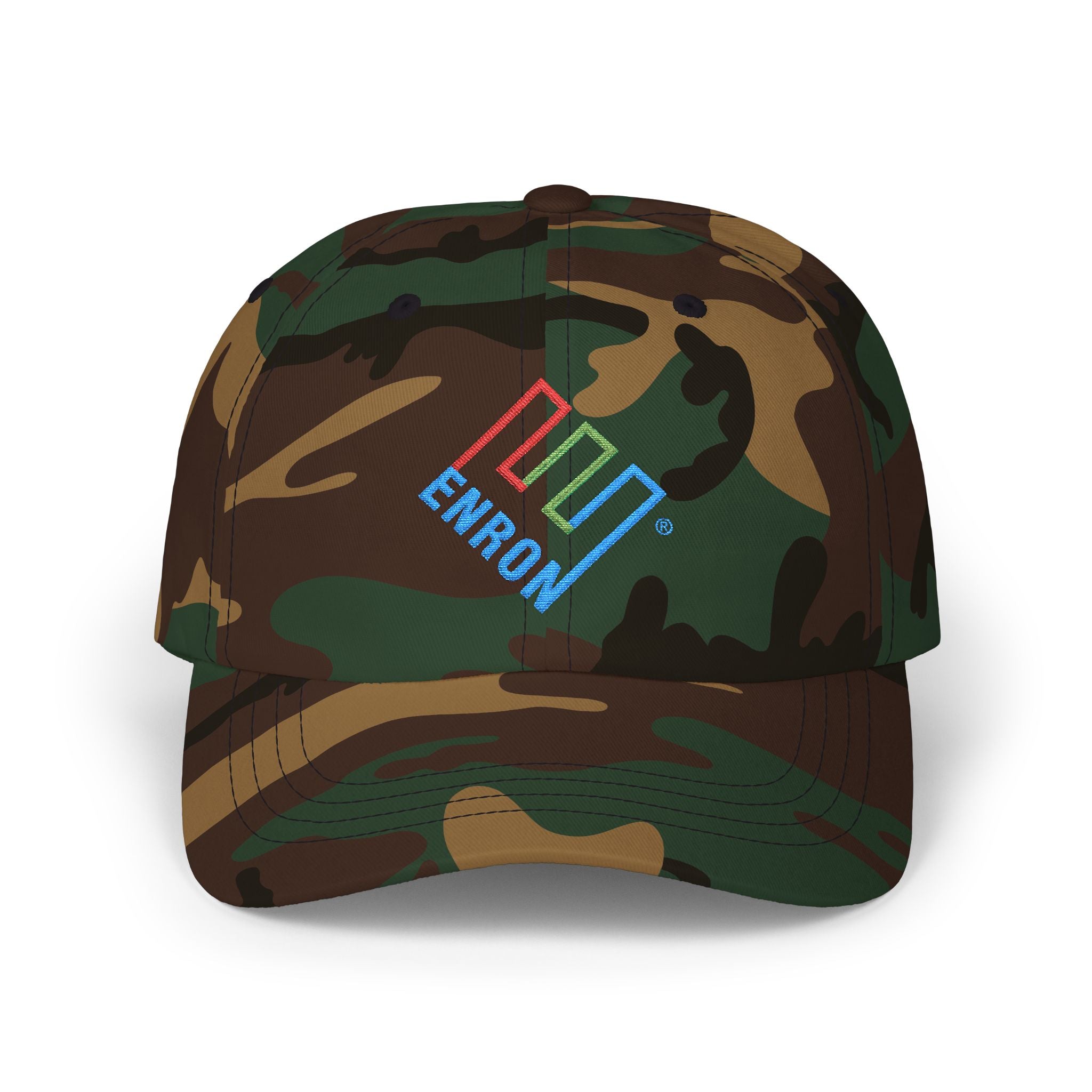 Enron Embroidered Dad Cap Hat