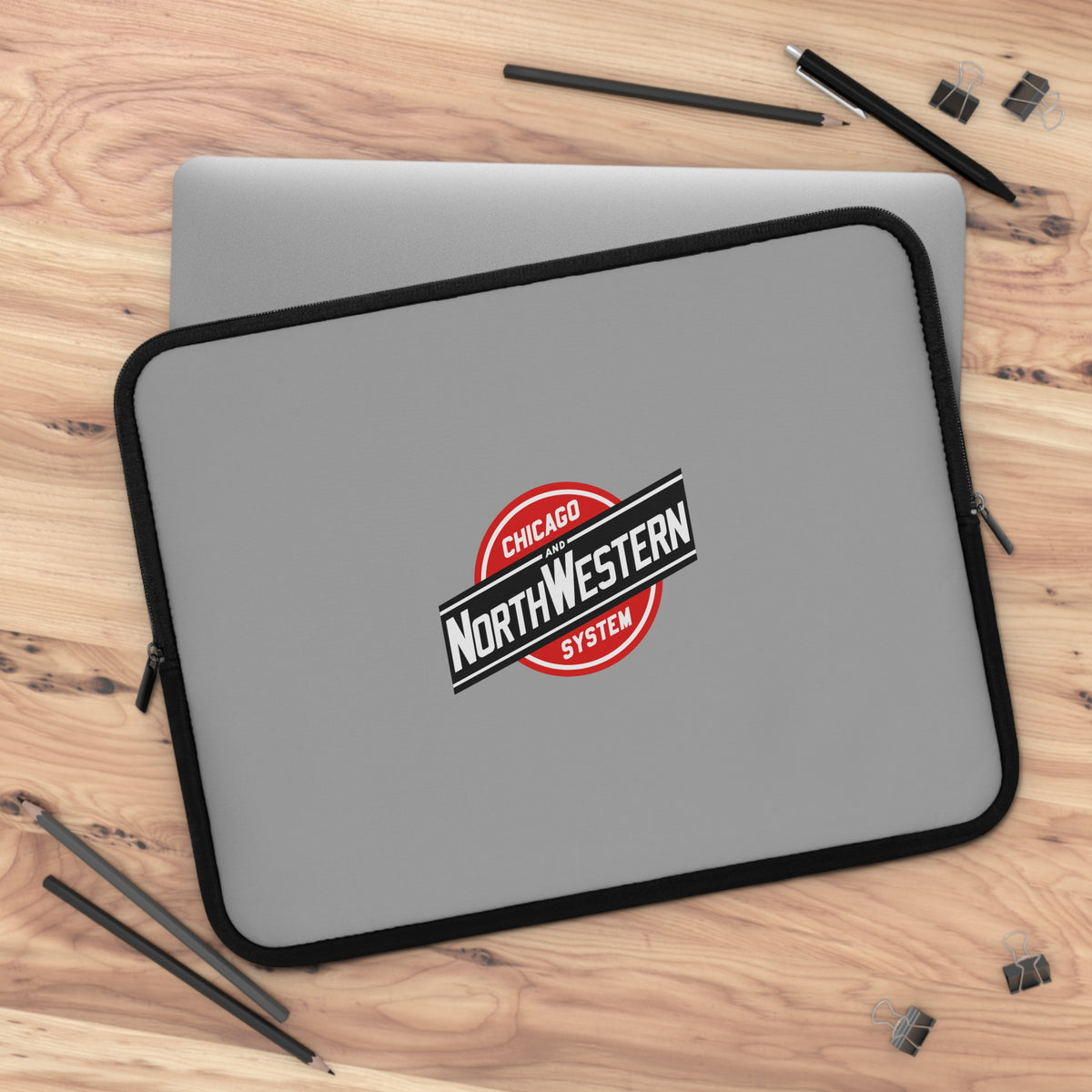 Chicago and North Western Railway Laptop Sleeve