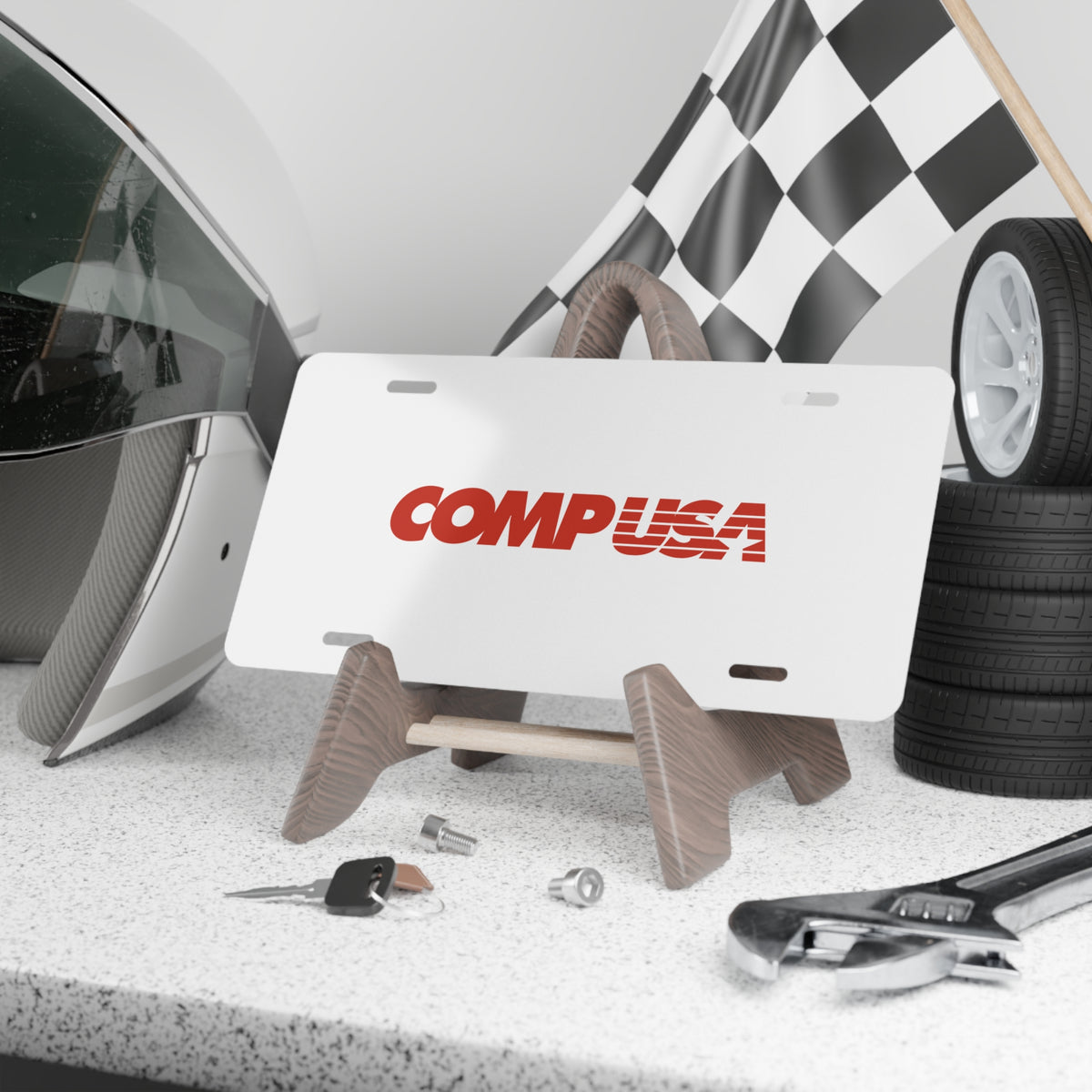 CompUSA Vanity License Plate