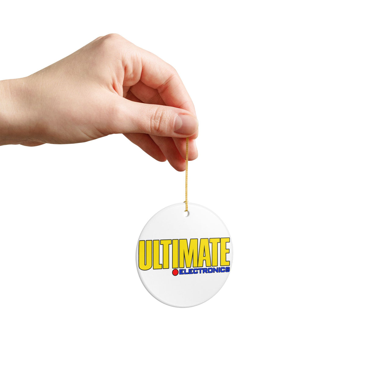 Ultimate Electronics Ceramic Ornament