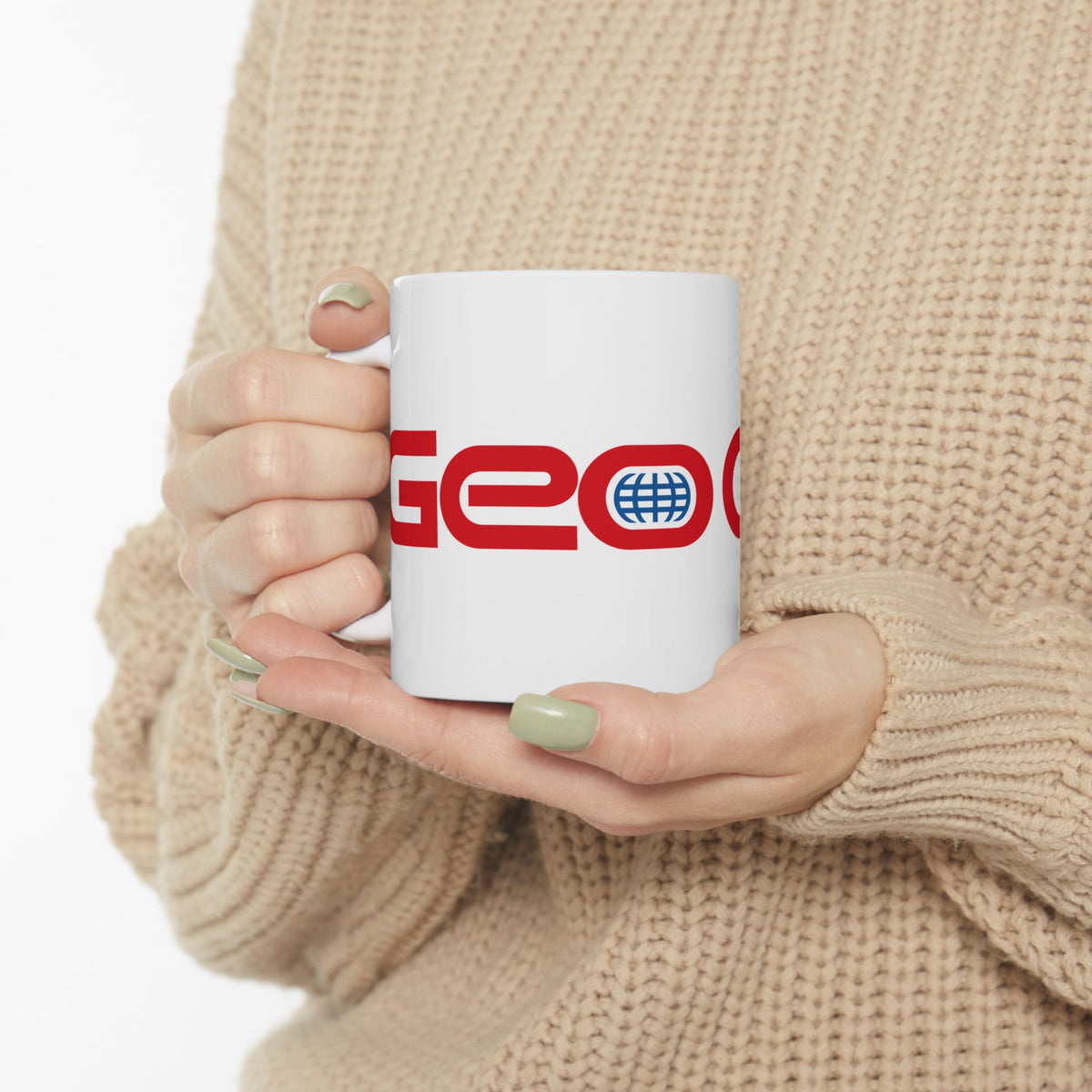 Geo Ceramic Coffee Mug