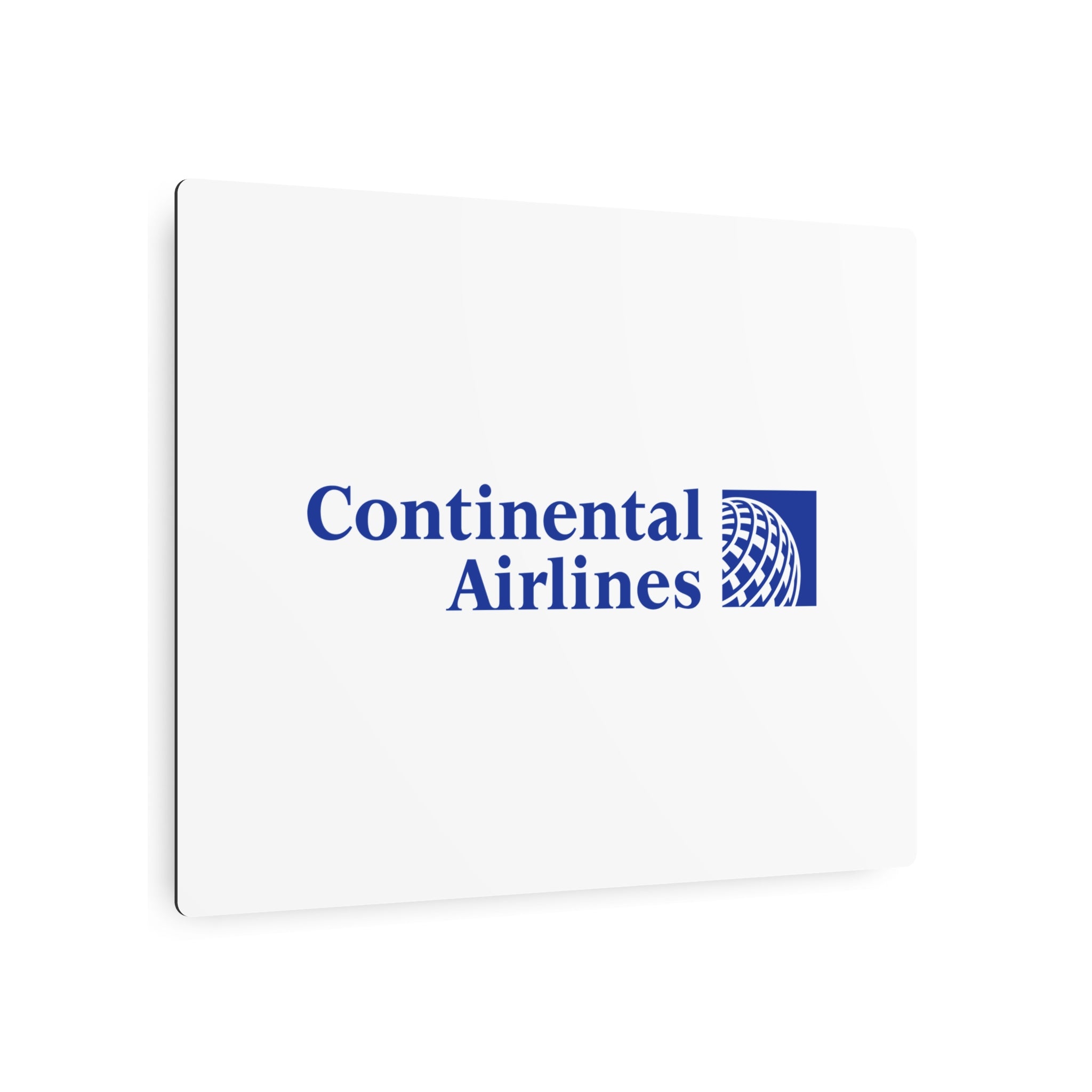 Continental Airlines Metal Sign