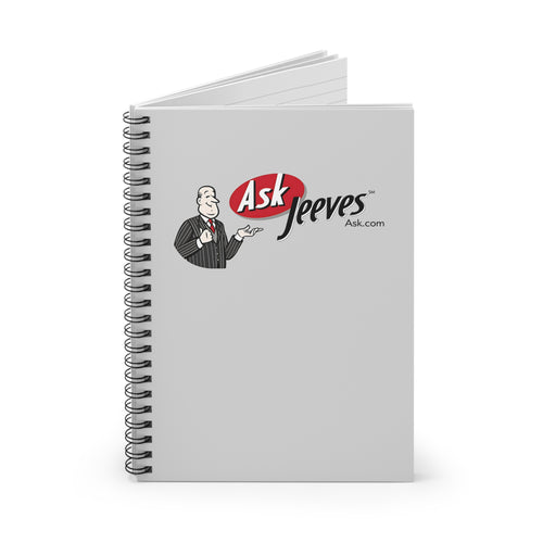 Ask Jeeves Spiral Notebook