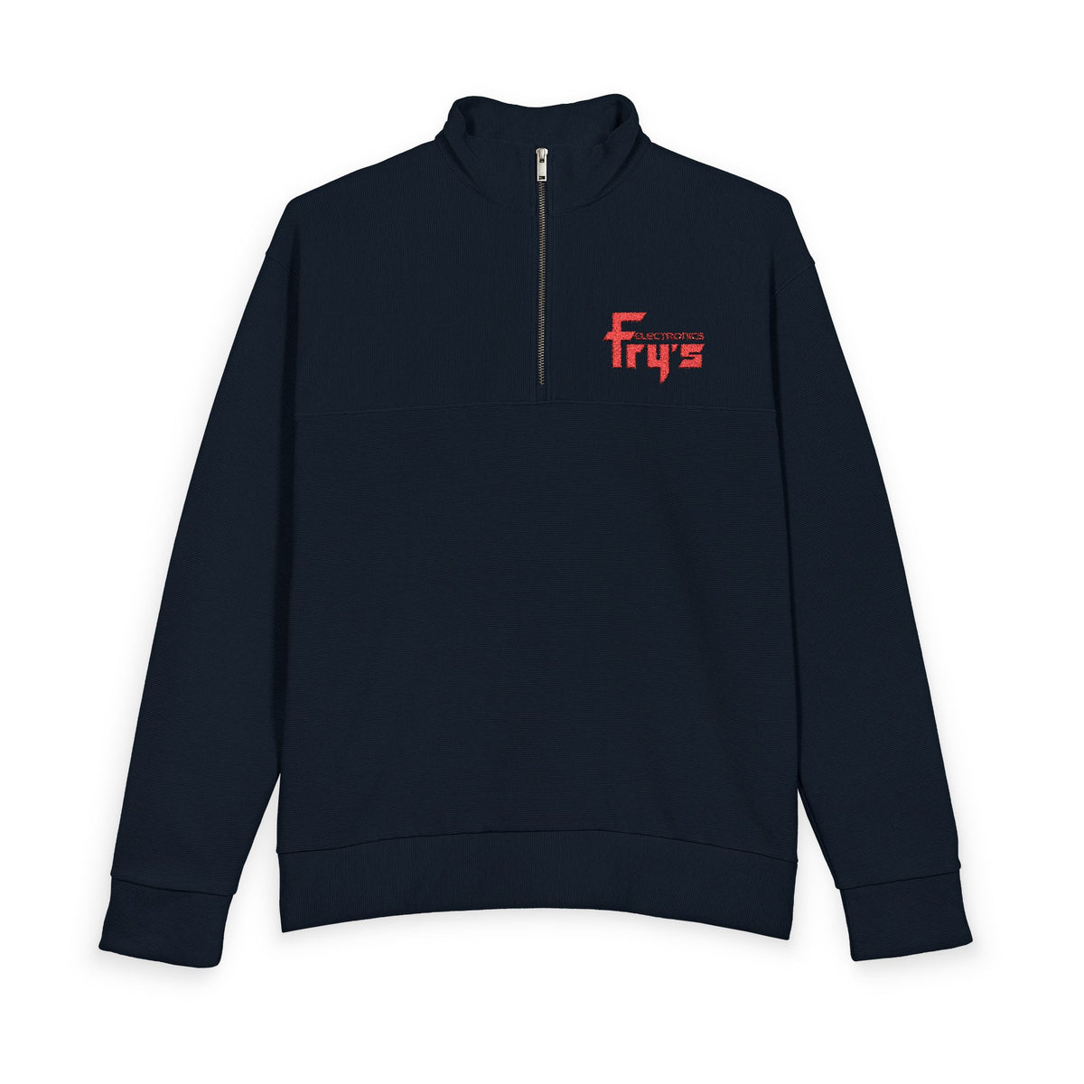 Fry's Electronics Heavy Knit Quarter-Zip Sweatshirt