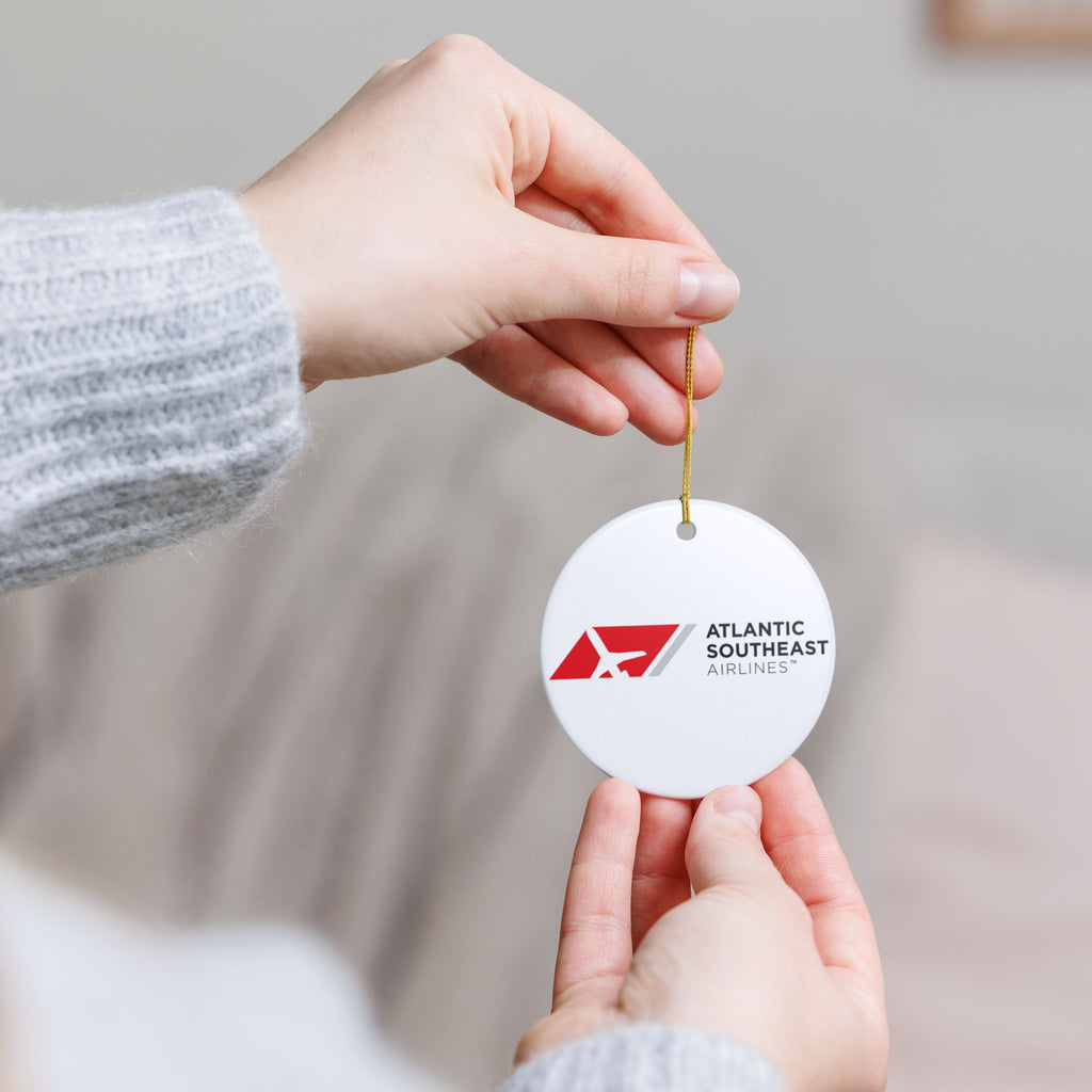Atlantic Southeast Airlines Ceramic Ornament