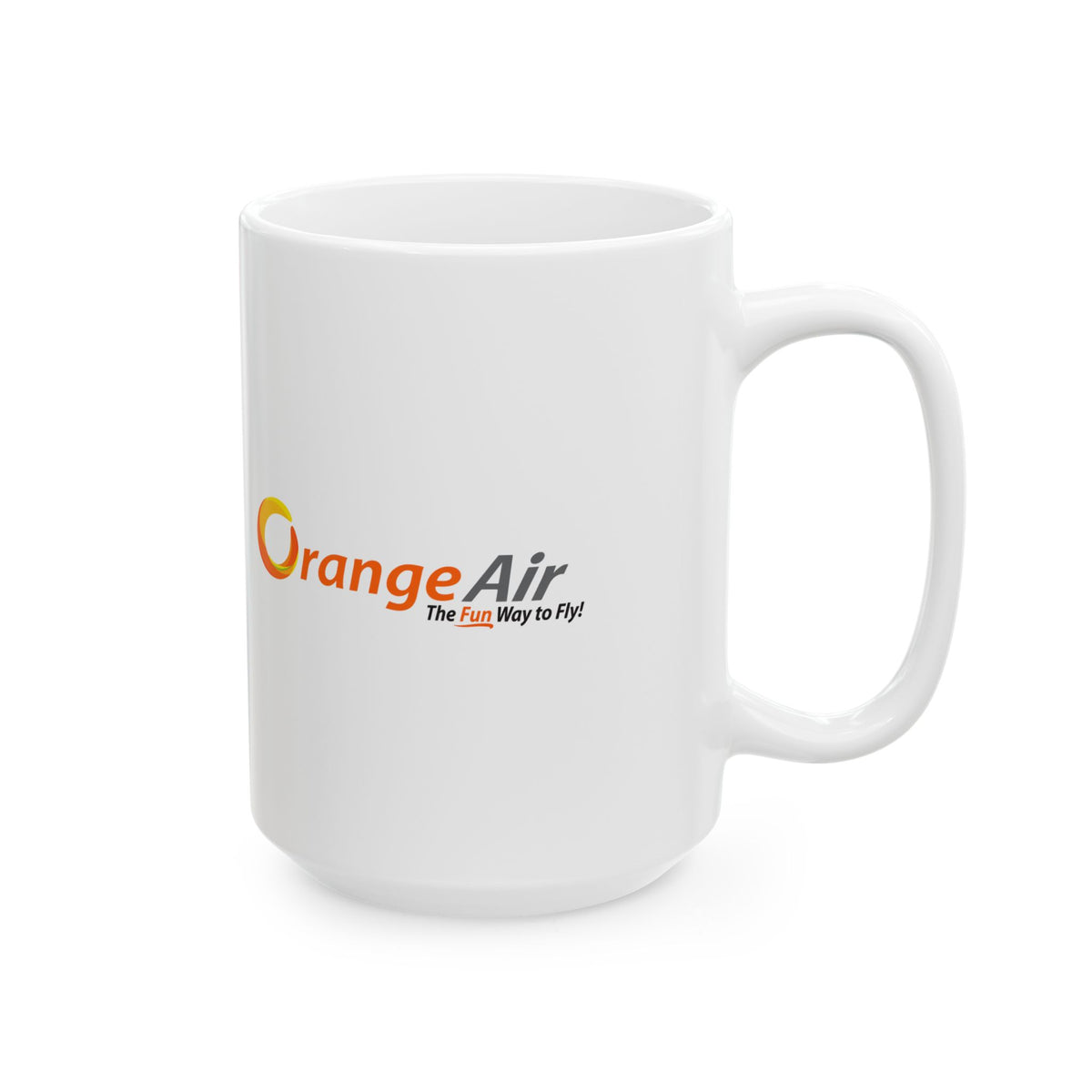 Orange Air Ceramic Coffee Mug