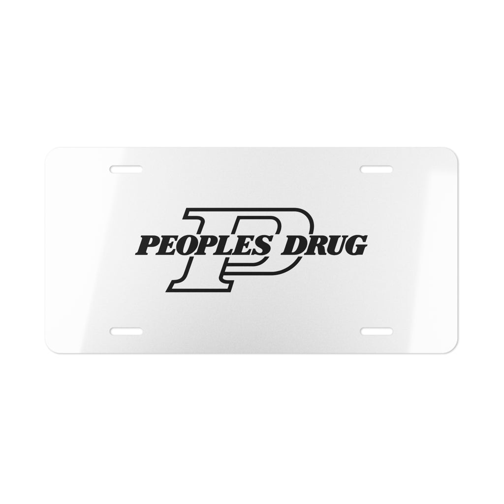 Peoples Drug Vanity License Plate
