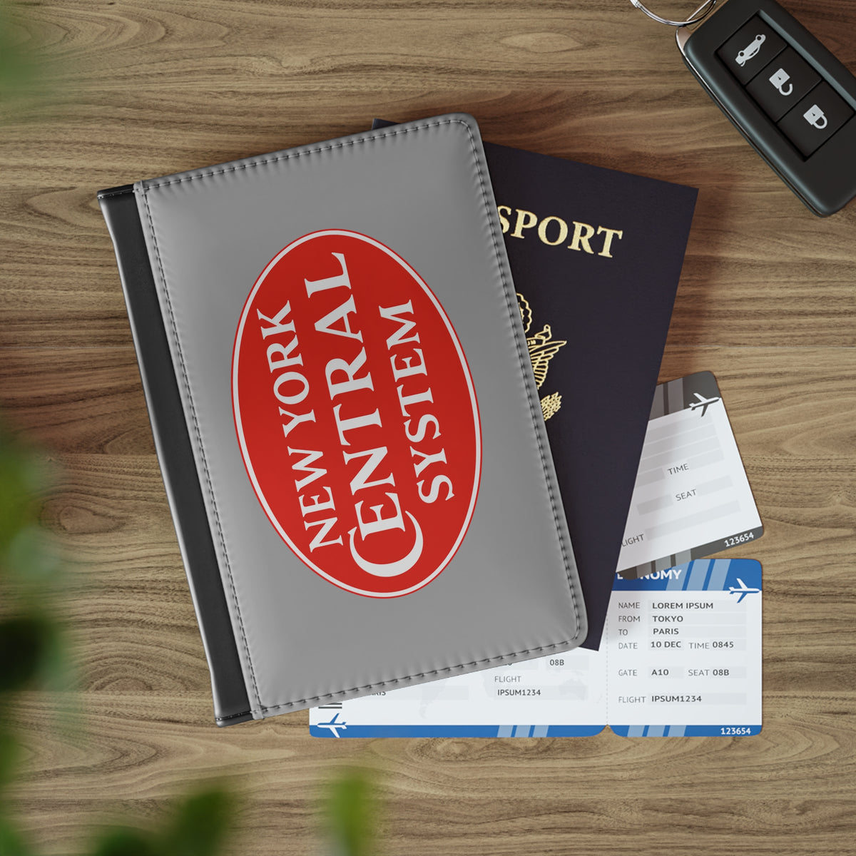 New York Central Railroad Passport Cover