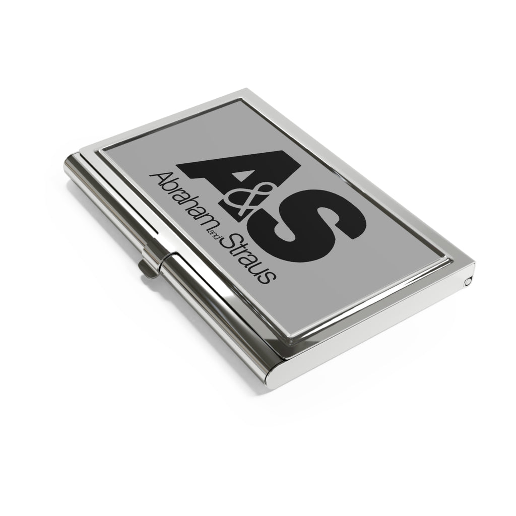 Abraham & Straus Metal Business Card Holder