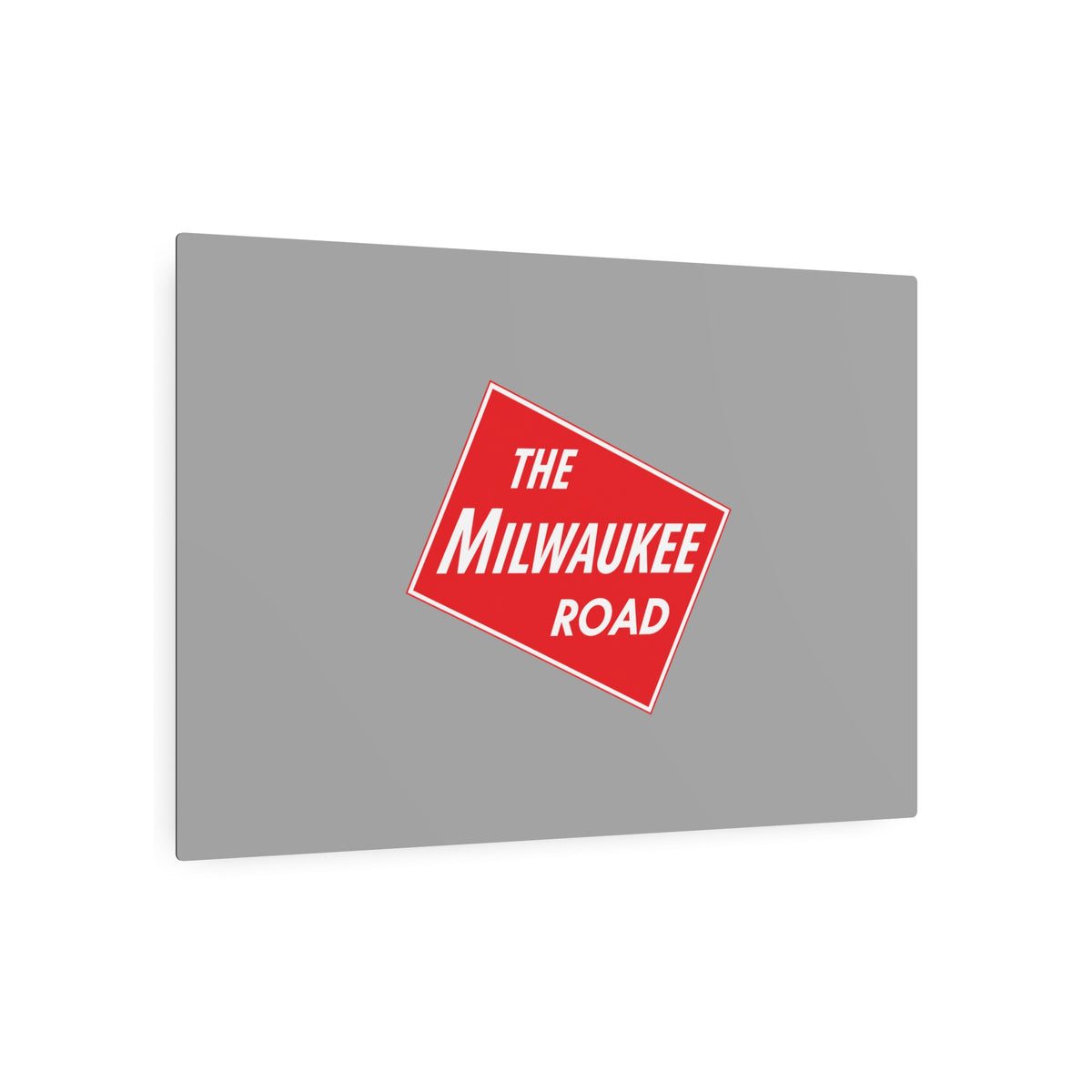 Chicago Milwaukee St. Paul and Pacific Railroad Metal Sign
