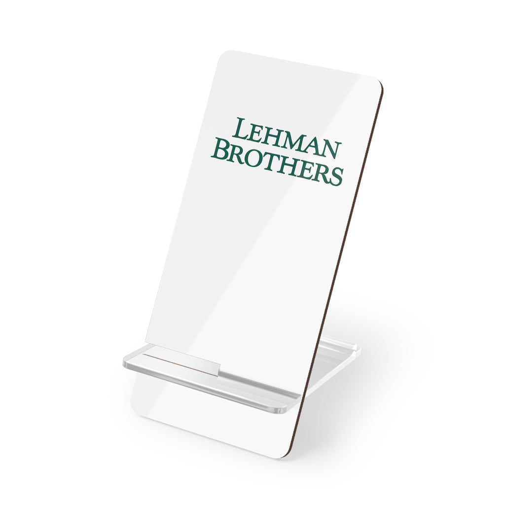 Lehman Brothers Foldable Mobile Phone Display Stand