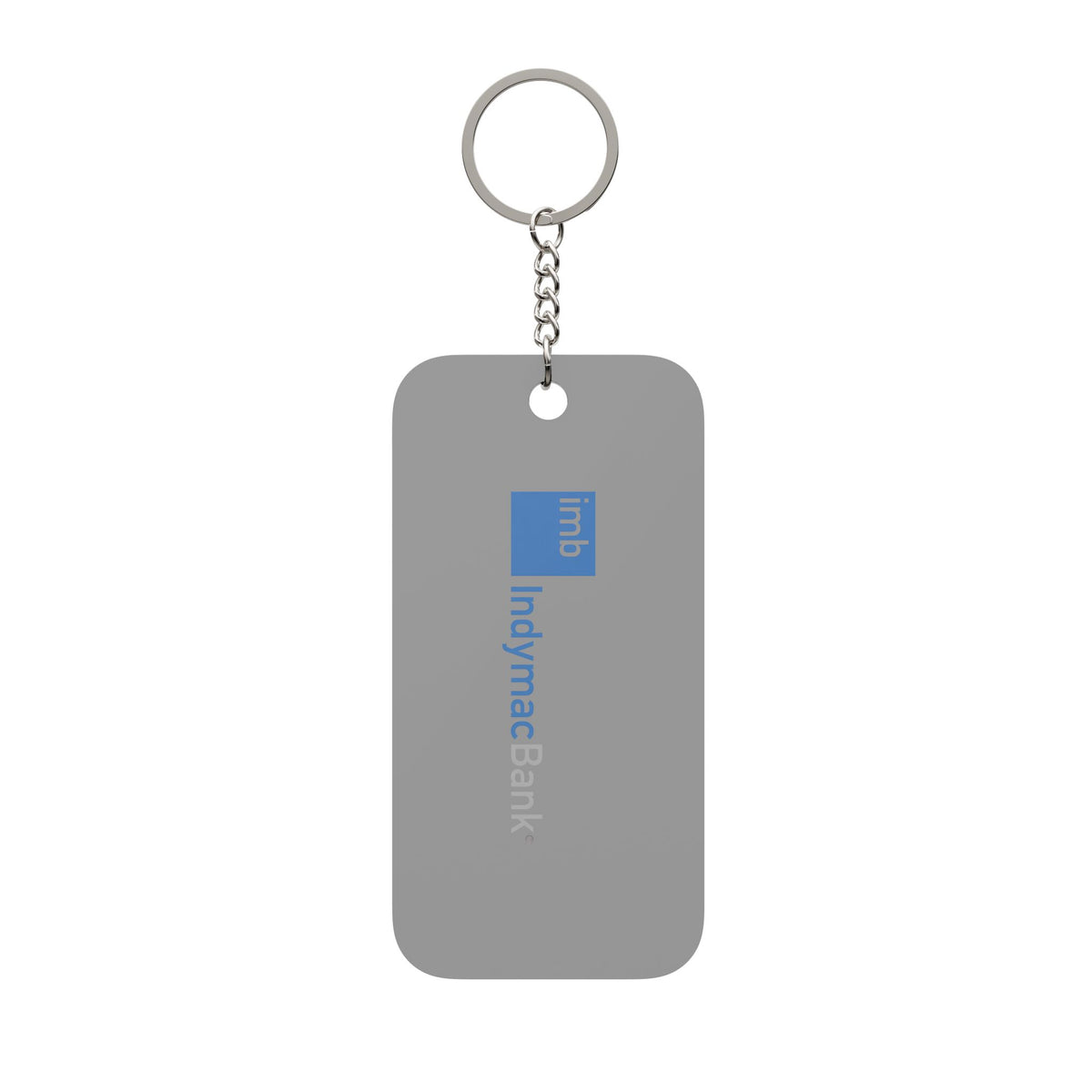 IndyMac Bank Double-Sided Keychain Charm