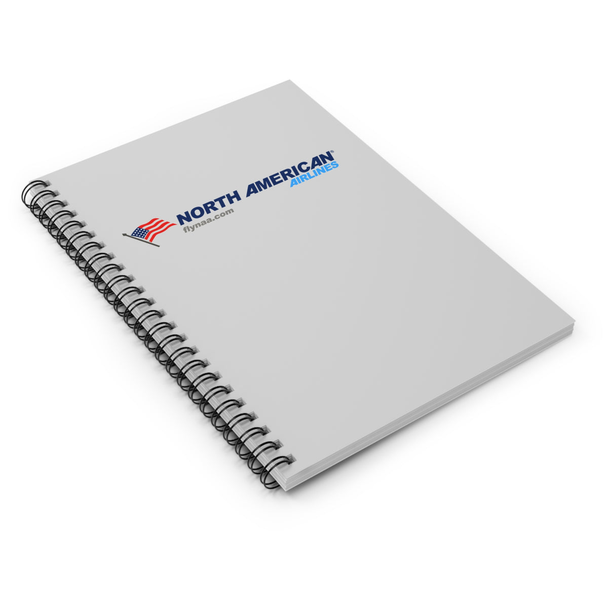 North American Airlines Spiral Notebook
