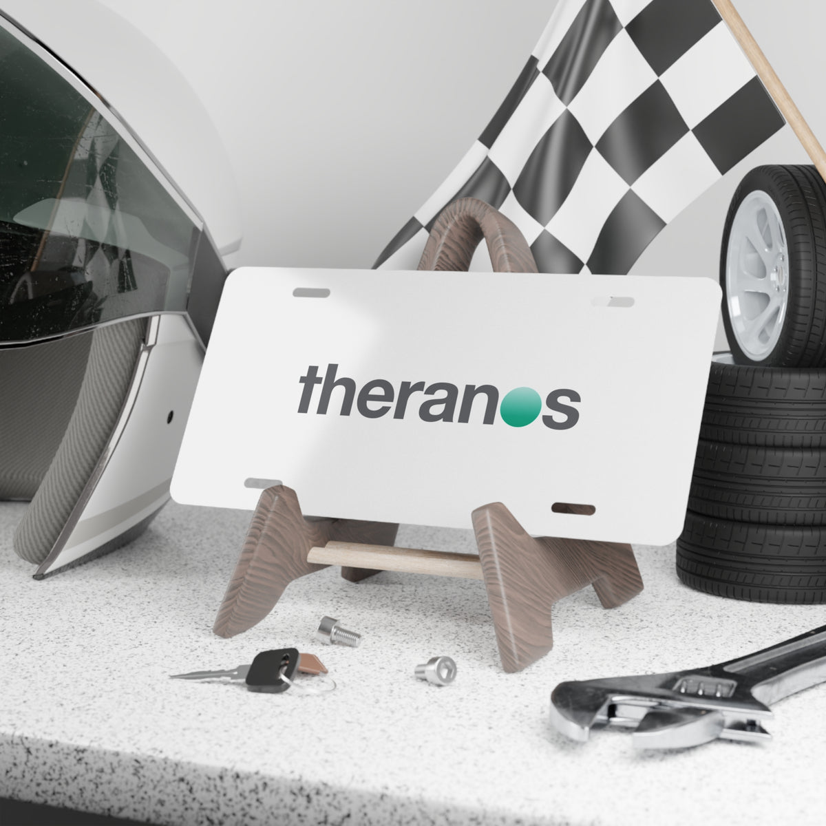 Theranos Vanity License Plate