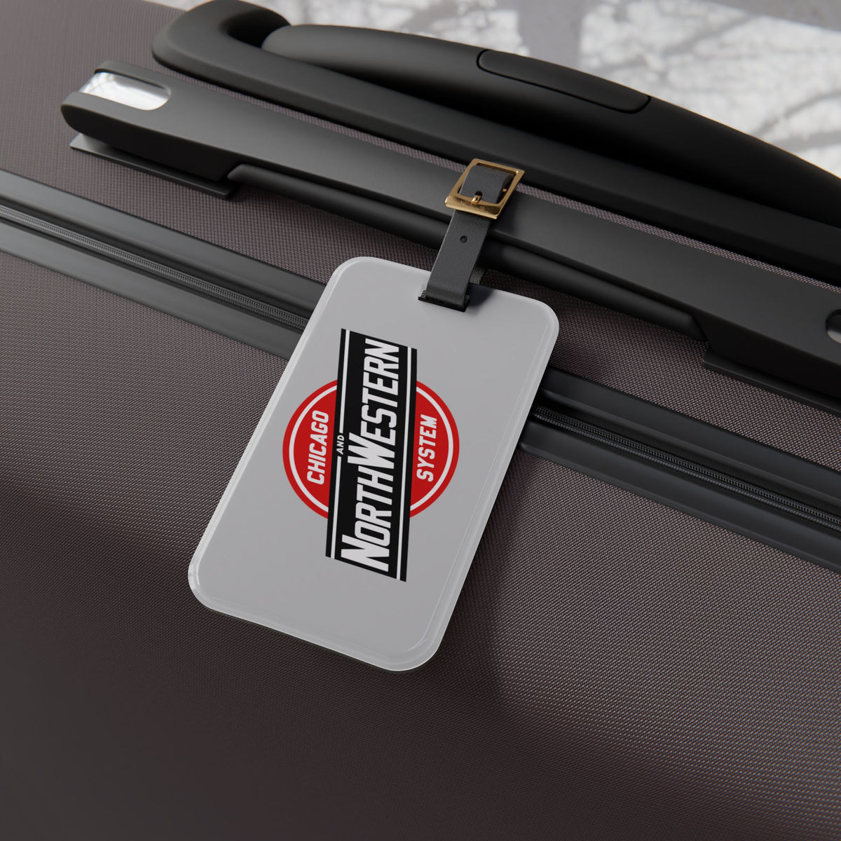 Chicago and North Western Railway Luggage Tag
