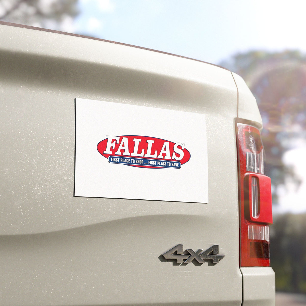 Fallas Discount Stores Car Magnet