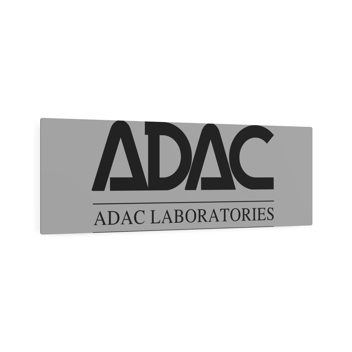 ADAC Laboratories Metal Sign