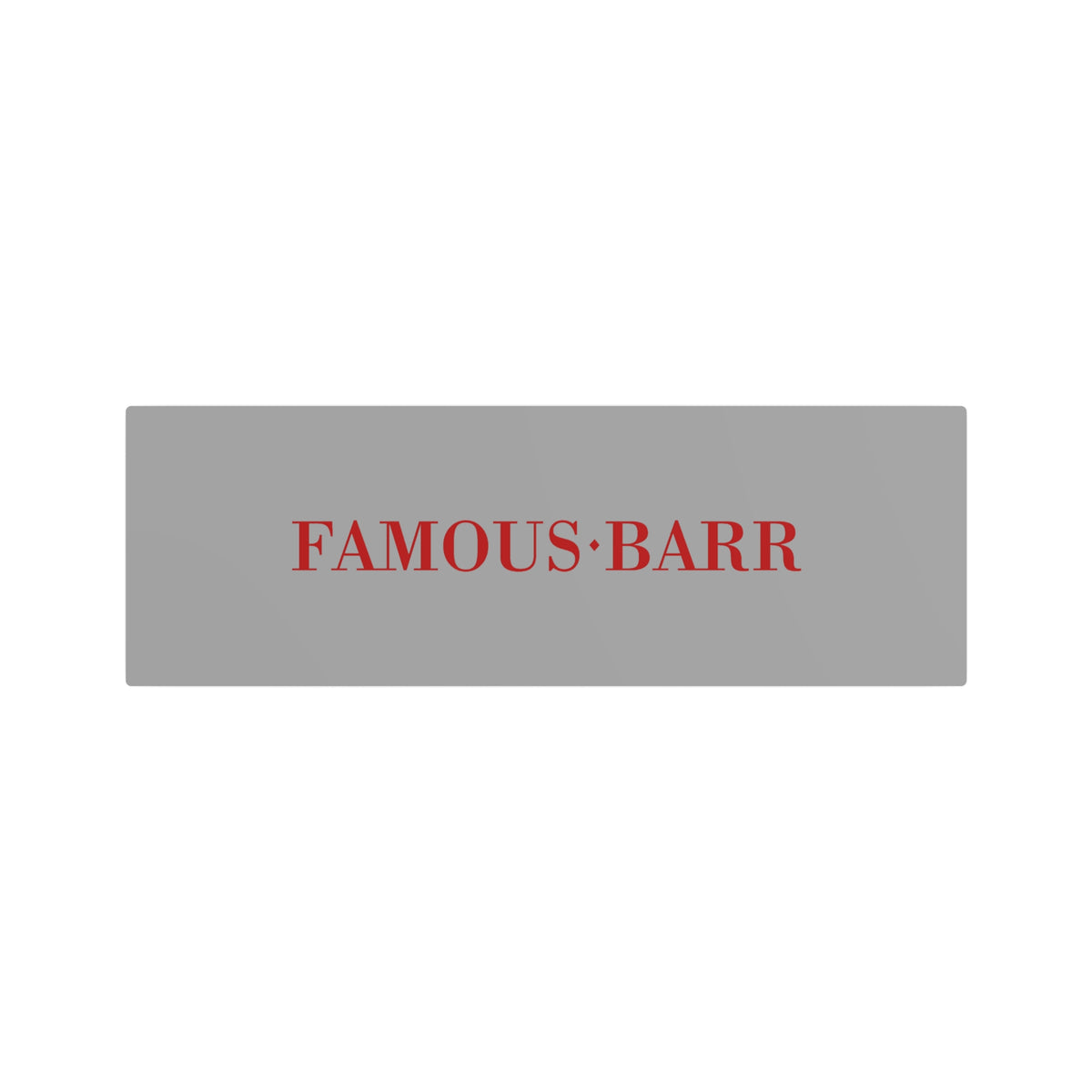Famous-Barr Metal Sign