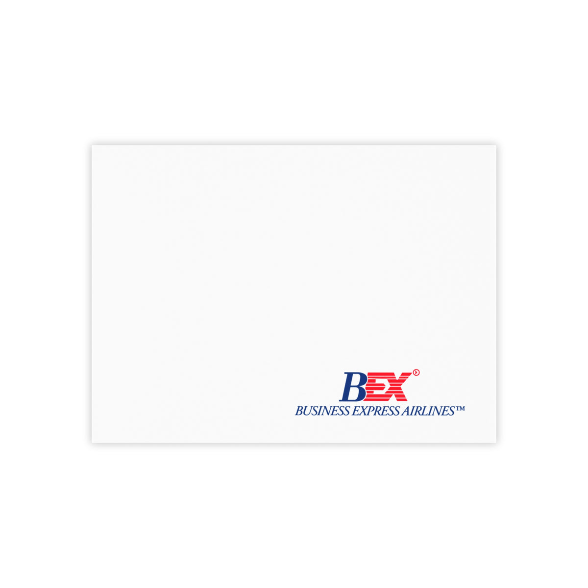 Business Express Airlines Sticky Post-it Note Pad