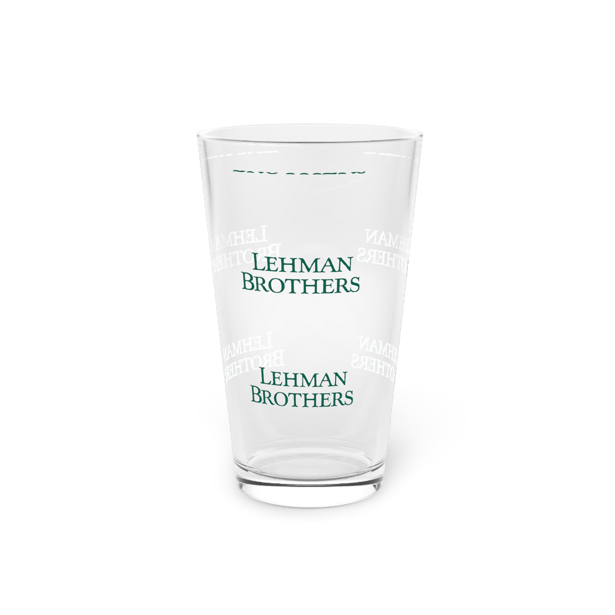 Lehman Brothers 16oz Pint Glass