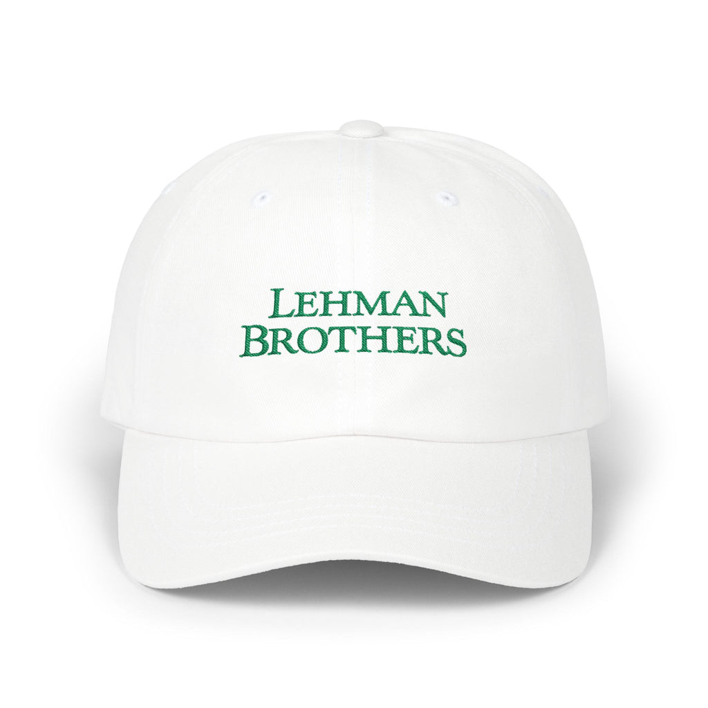 Lehman Brothers Embroidered Dad Cap Hat