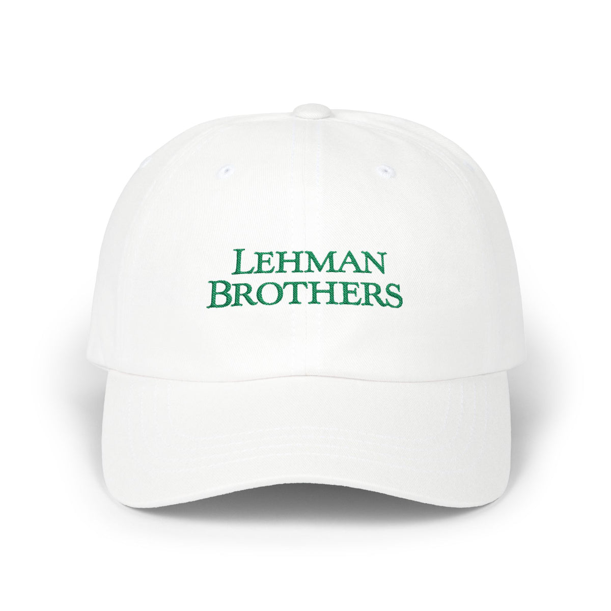 Lehman Brothers Embroidered Dad Cap Hat