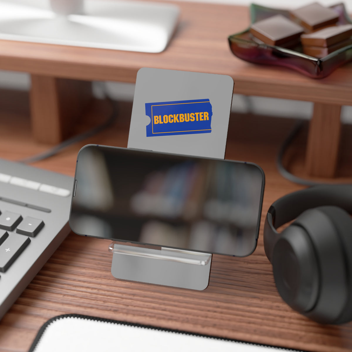 Blockbuster Video Foldable Mobile Phone Display Stand