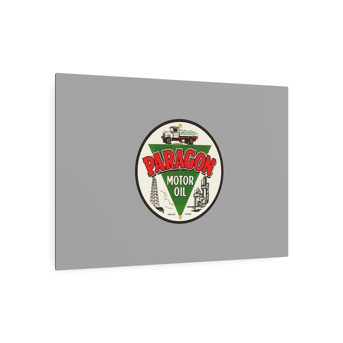 Paragon Oil Metal Sign