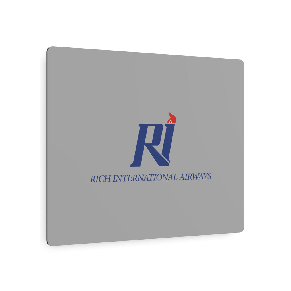 Rich International Airways Metal Sign