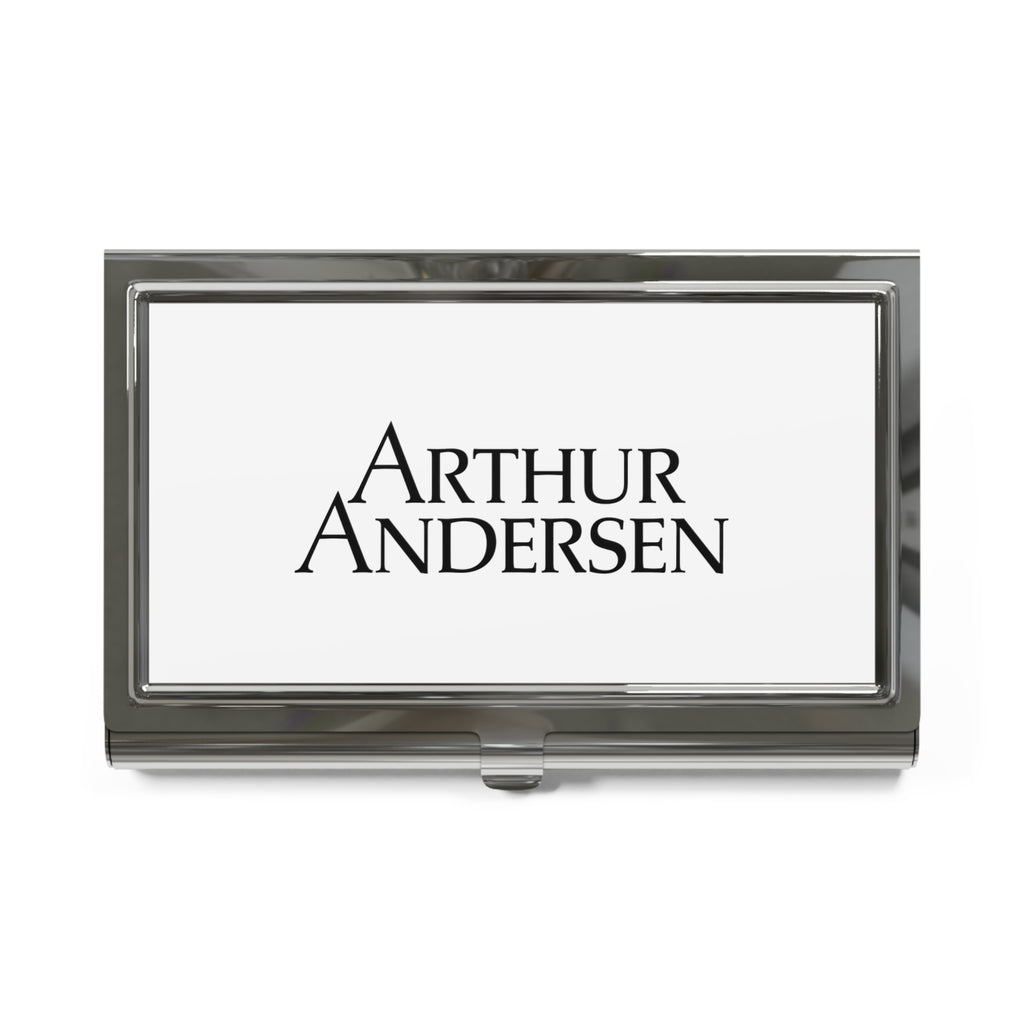 Arthur Andersen Metal Business Card Holder