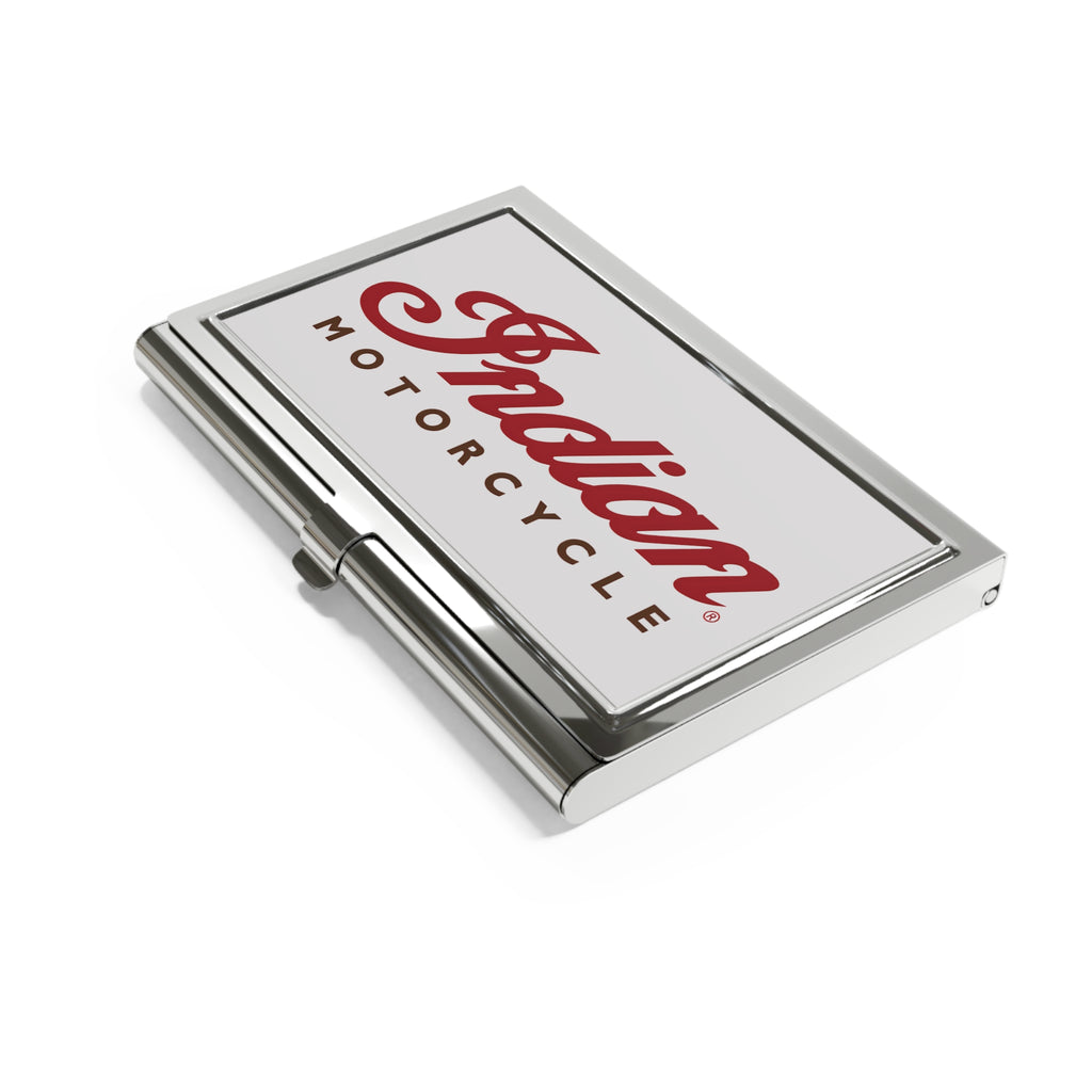 Indian Motorcycle Metal Business Card Holder