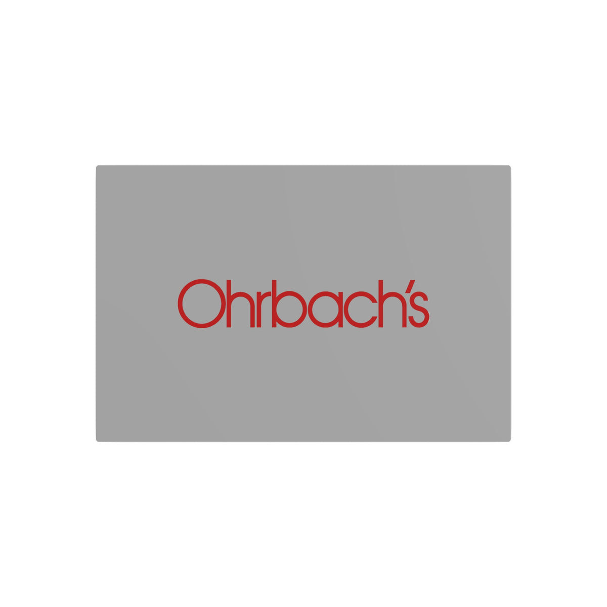 Ohrbach's Metal Sign