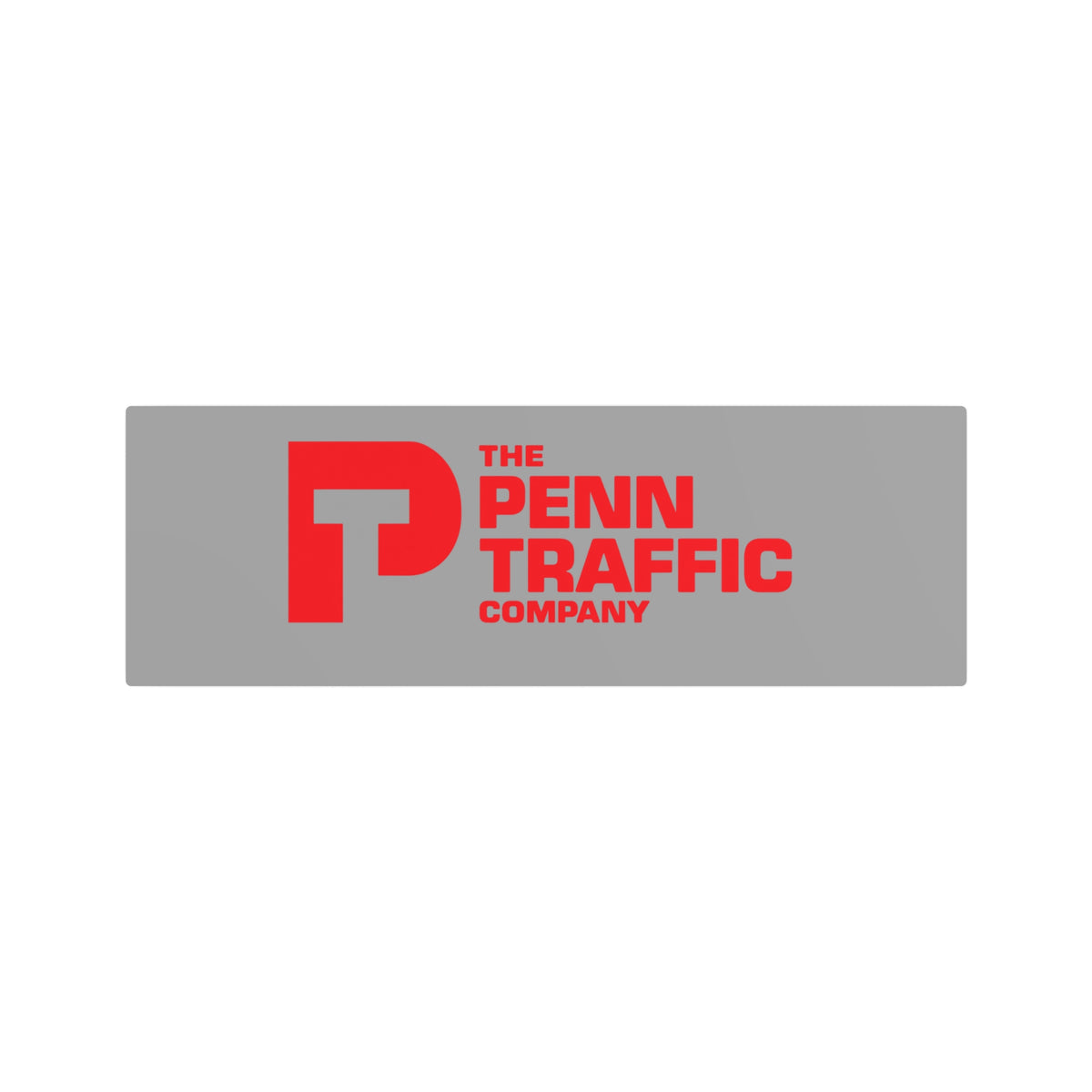 Penn Traffic Metal Sign