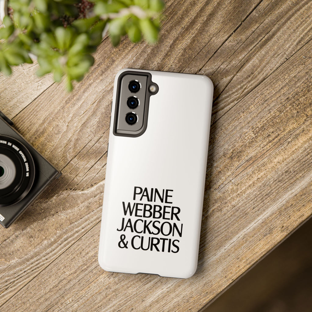 Paine Webber Jackson & Curtis Tough Phone Case
