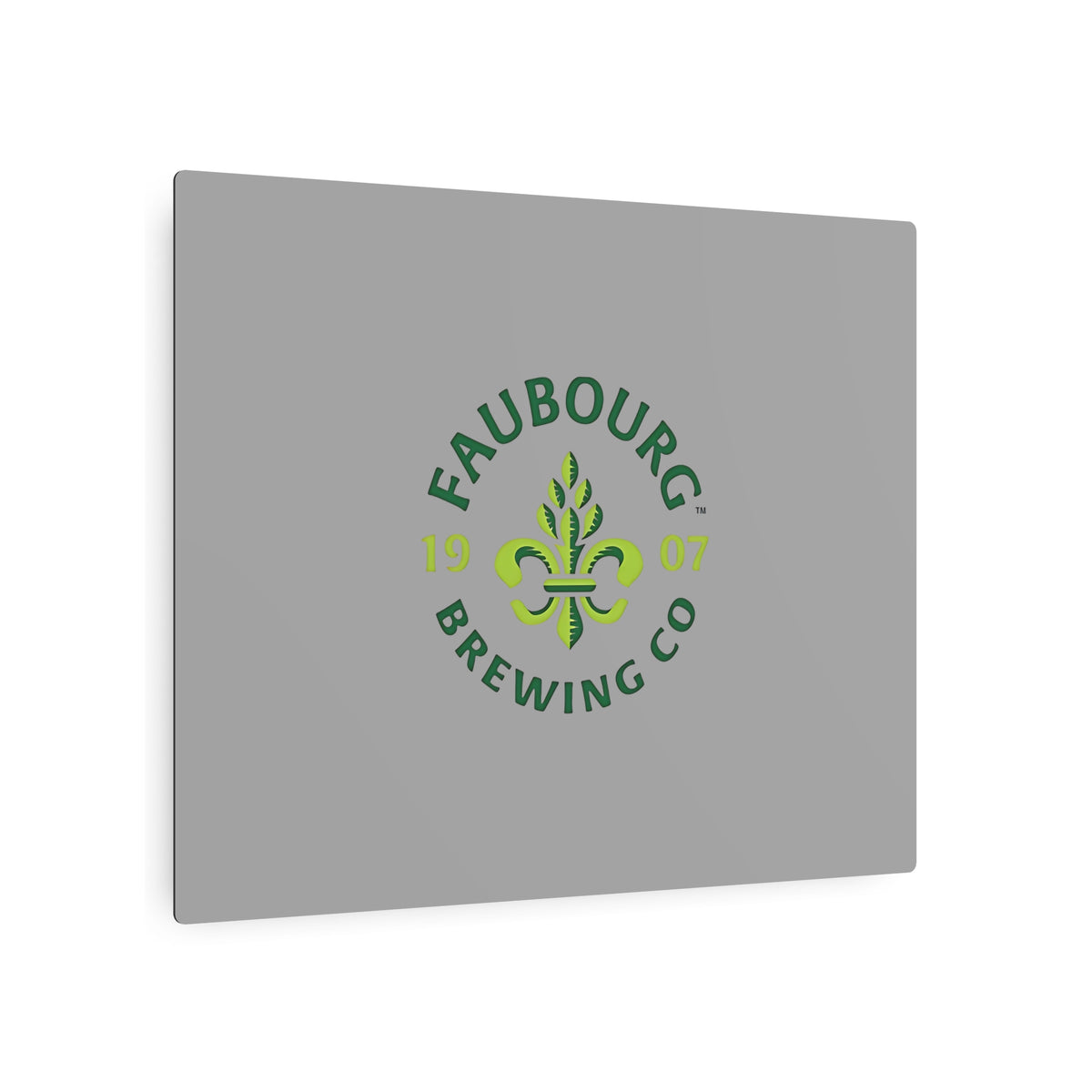 Faubourg Brewing Metal Sign
