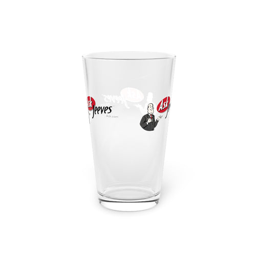 Ask Jeeves 16oz Pint Glass