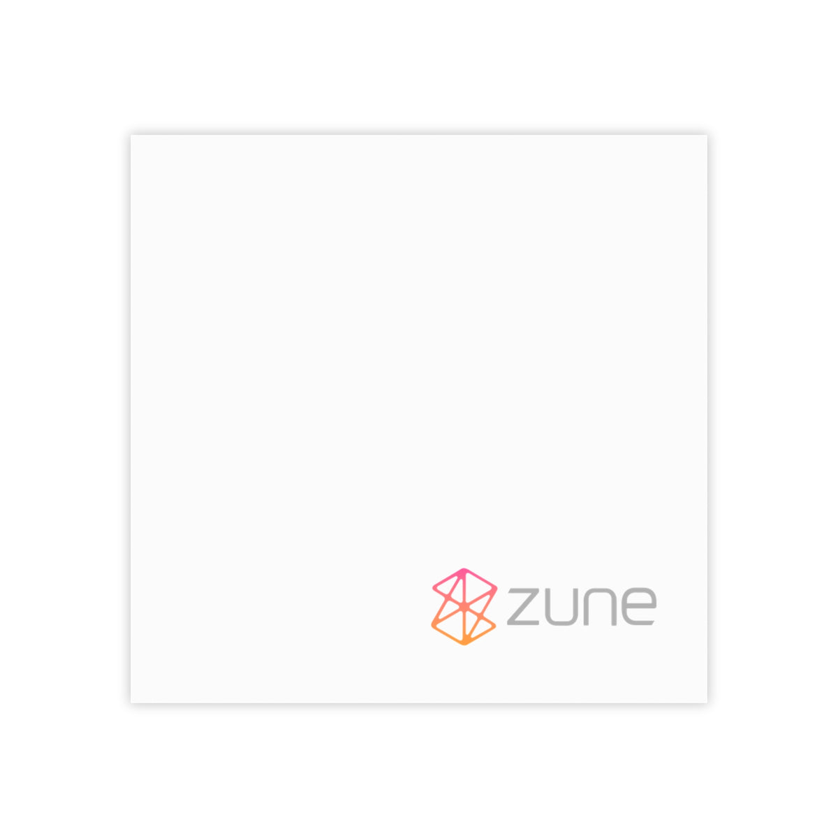 Zune Sticky Post-it Note Pad
