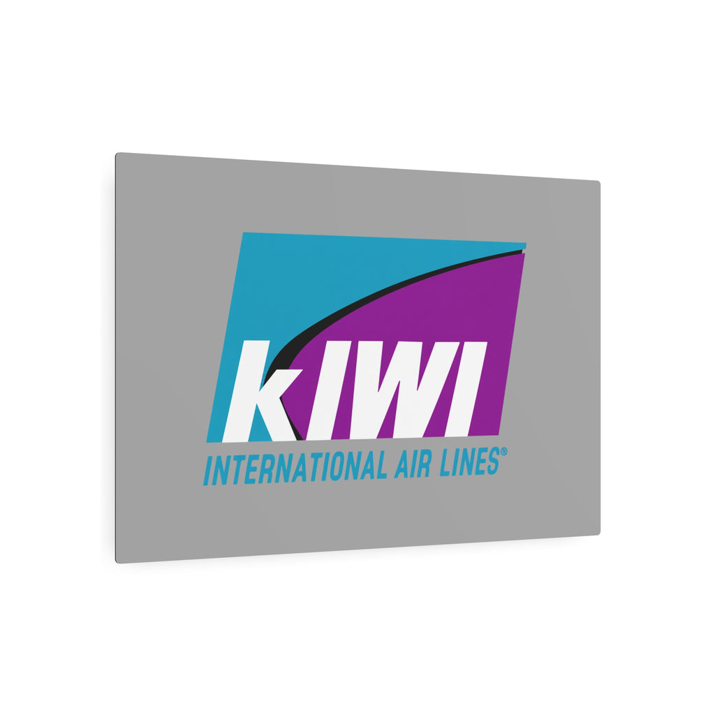 Kiwi International Air Lines Metal Sign